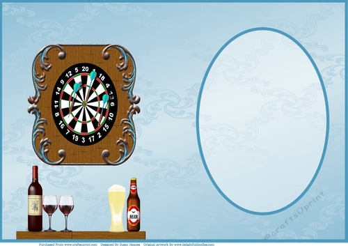  A Game Of Darts And Drinks With Friends Insert 2