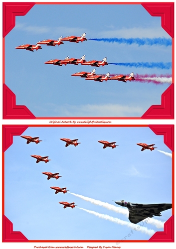 The Red Arrows Air Display Team Toppers
