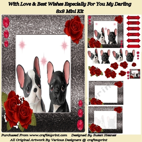 With Love & Best Wishes Especially For You My Darling - 8x8 Mini Kit
