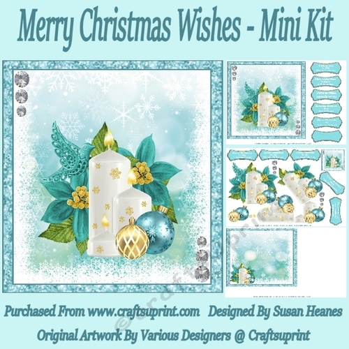 Merry Christmas Wishes - 8x8 Mini Kit