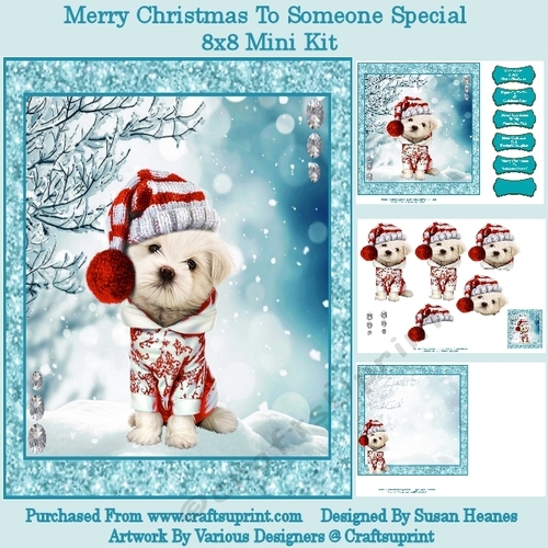 Merry Christmas To Someone Special - 8x8 Mini Kit