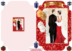 Christmas Wishes Especially For You - Cut And Fold Card