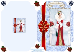 Happy Holidays...My Wish To You - Cut And Fold Card