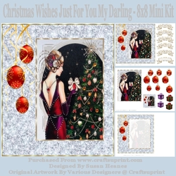 Christmas Wishes Just For You My Darling - 8x8 Mini Kit