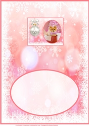 Sweet Little Doggy Christmas Insert