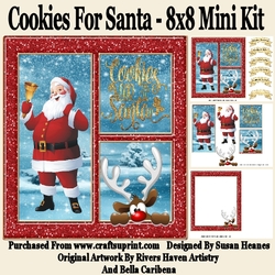 Cookies For Santa - 8x8 Mini Kit