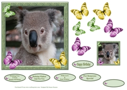 Sweet Little Koala 7x7