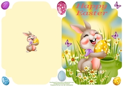 Hoppy Easter - Cut And Fold Card