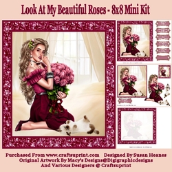 Look At My Beautiful Roses - 8x8 Mini Kit