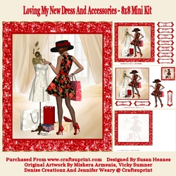 Loving My New Dress And Accessories - 8x8 Mini Kit