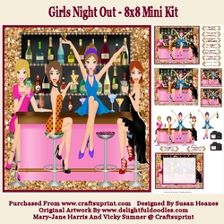 Girls Night Out - 8x8 Mini Kit
