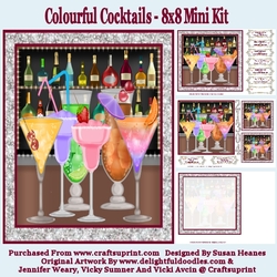 cup1044813_846 - Colourful Cocktails - 8x8 Mini Kit