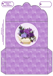Beautiful Roses In A Tea Pot - Money Wallet