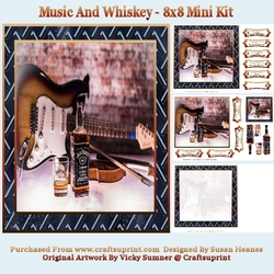 Music And Whiskey - 8x8 Mini Kit