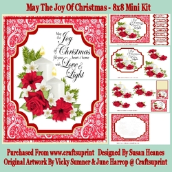 May The Joy Of Christmas - 8x8 Mini Kit