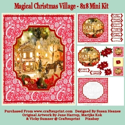 Magical Christmas Village - 8x8 Mini Kit