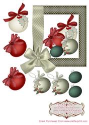 Colourful Christmas Baubles