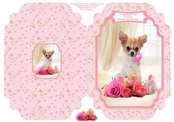 Sweet Little Doggy - Cut And Fold Card