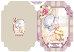 Lil Bubs Sarah May - Cut And Fold Card