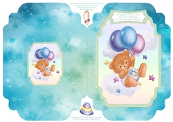 Sweet Baby Bears - Cut And Fold Card