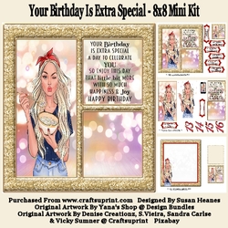 Your Birthday Is Extra Special - 8x8 Mini Kit