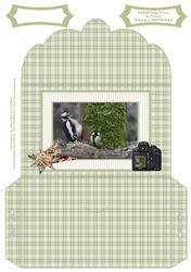 Wood Pecker And Blue Tit - Money Wallet