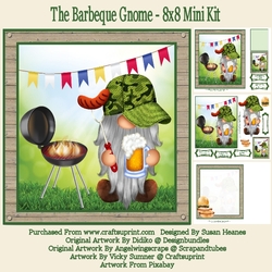The Barbeque Gnome - 8x8 Mini Kit