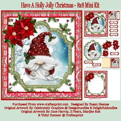 Have A Holly Jolly Christmas - 8x8 Mini Kit
