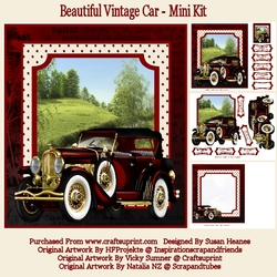Beautiful Vintage Car - Mini Kit