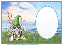 Relax And Go Fishing - Insert