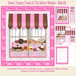 Sweet, Yummy Treats In The Bakery Window - Mini Kit
