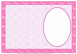 Dark Pink Frosting, With Sprinkles - Insert