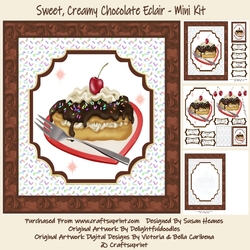 Sweet, Creamy Chocolate Eclair - Mini Kit