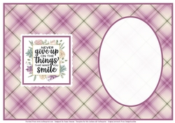 Never Give Up On The Things That Make You Smile!