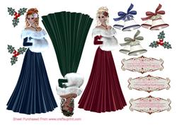 Christmas Holly Toppers 2