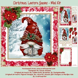 Christmas Lantern Gnome - Mini Kit