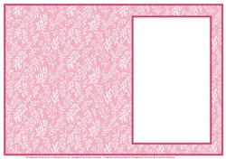 Pink And White Twigs - Insert