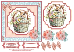 Easter Bunny Basket 7x7