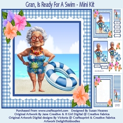cup1221113_846 - Gran, Is Ready For A Swim - Mini Kit