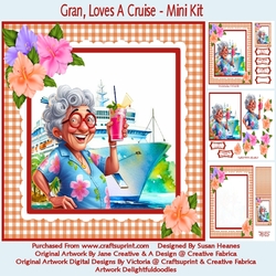 Gran, Loves A Cruise - Mini Kit