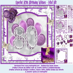 Special 80th Birthday Wishes - Mini Kit