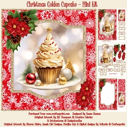 Christmas Golden Cupcake - Mini Kit
