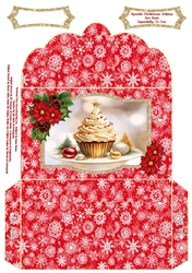 Christmas Golden Cupcake - Money Wallet