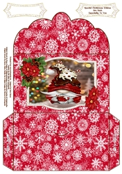 Hot Chocolate Christmas Gnome - Money Wallet