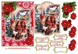 Christmas Carol Singers - 5x7