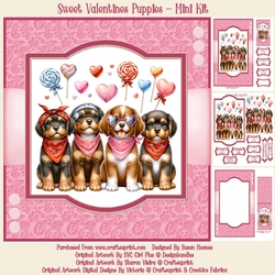 Sweet Valentines Puppies - Mini Kit