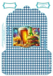 Lager, Burger & Fries - Money Wallet