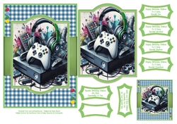 For A Birthday Gamer - 5x7