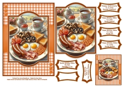 A Fried Breakfast - 5x7