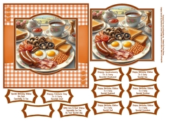 A Fried Breakfast - 6x6